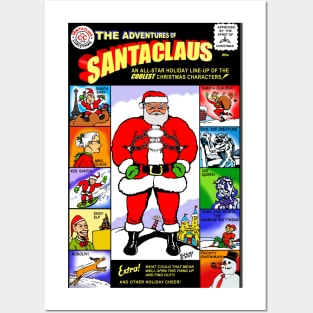 Santa Claus Comic Cover Posters and Art